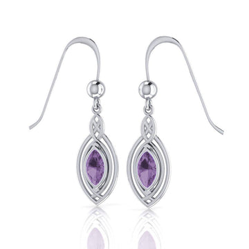 Woven Cabochon Earrings TE872 - Jewelry